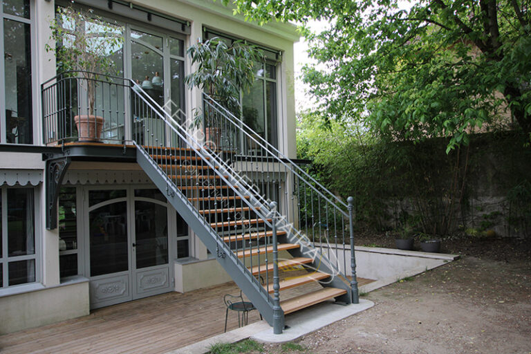 Escalier extérieur haut de gamme – Ferronnerie Maira